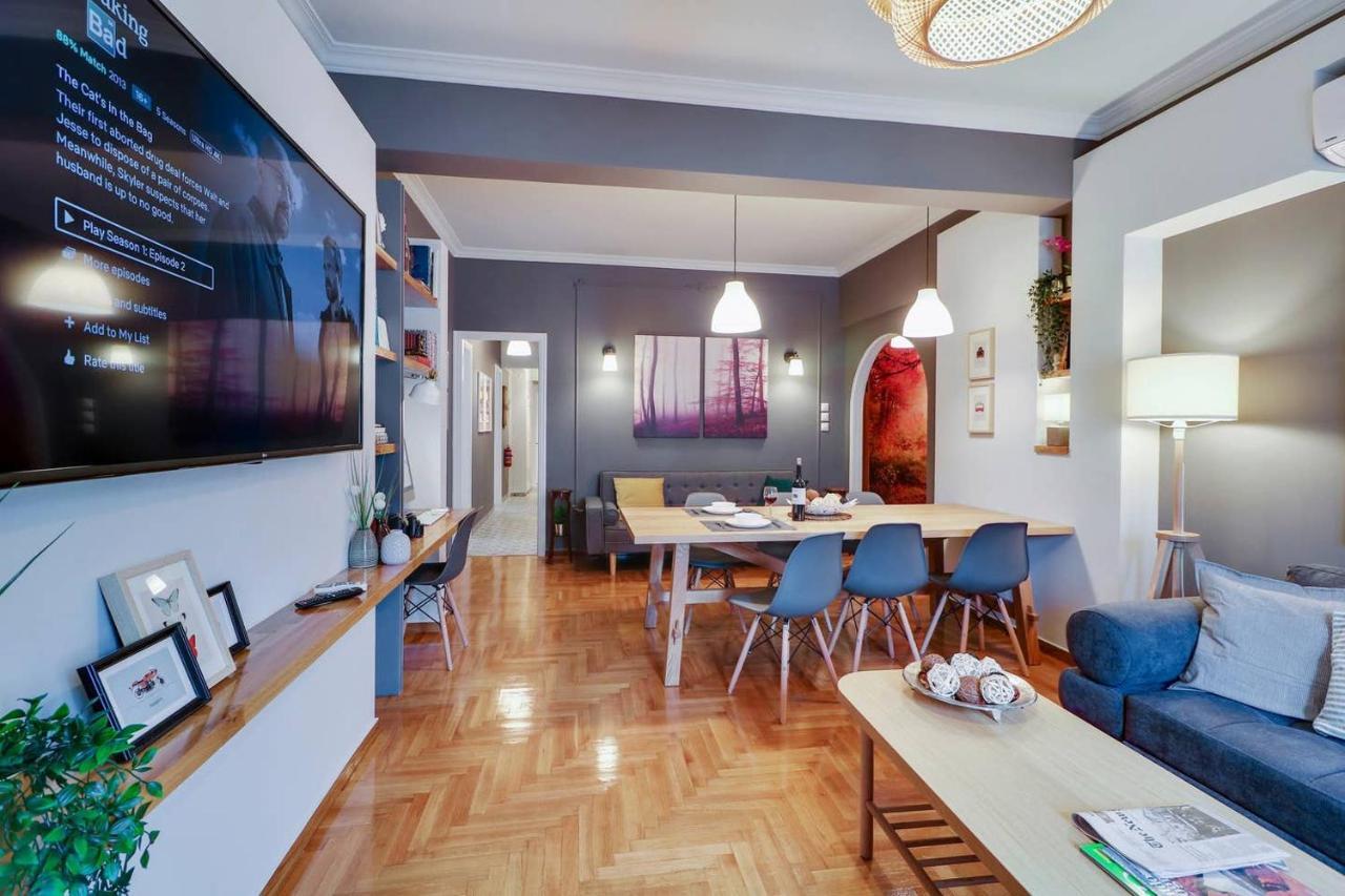 אתונה Victoria 5Star / 5Br Bigapt / Sauna / 2Min To Metro מראה חיצוני תמונה