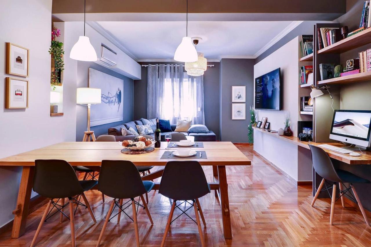 אתונה Victoria 5Star / 5Br Bigapt / Sauna / 2Min To Metro מראה חיצוני תמונה