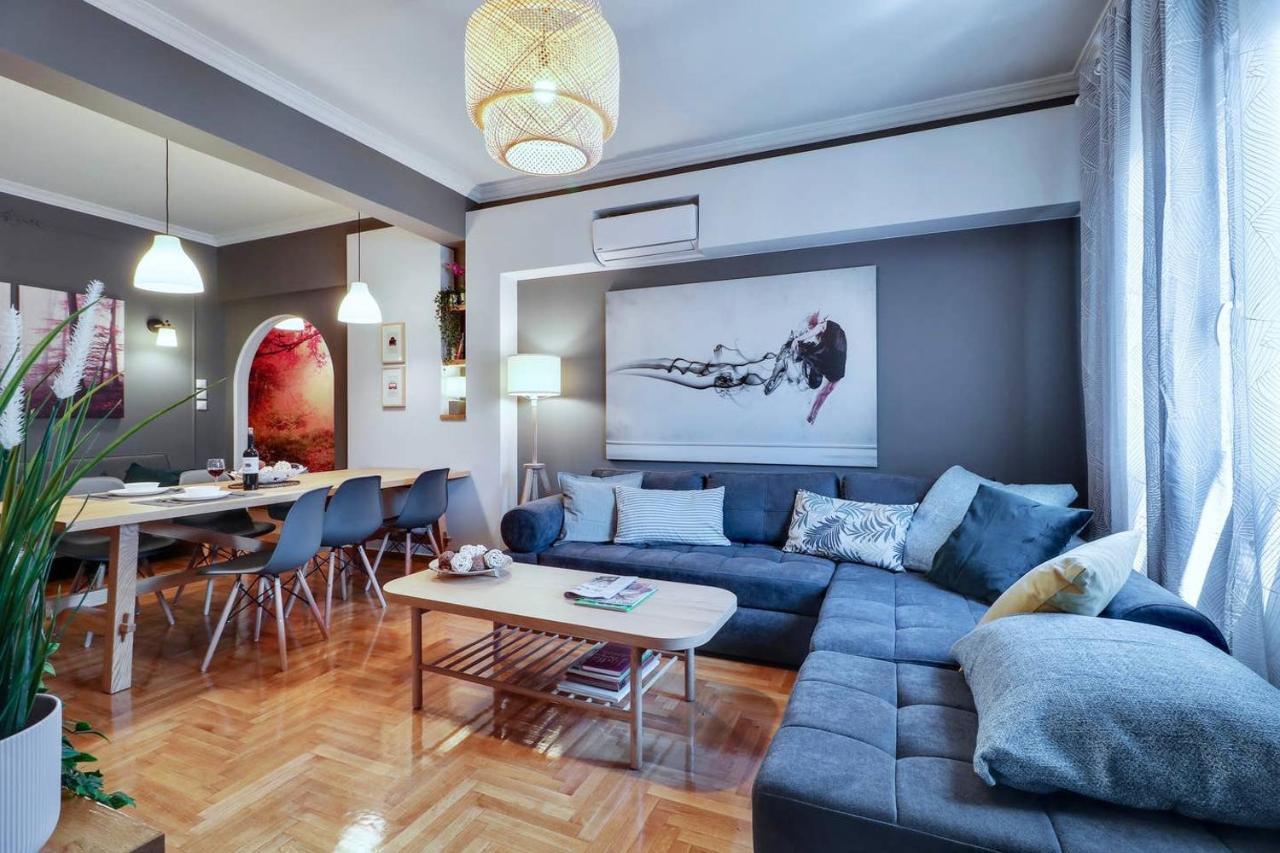 אתונה Victoria 5Star / 5Br Bigapt / Sauna / 2Min To Metro מראה חיצוני תמונה