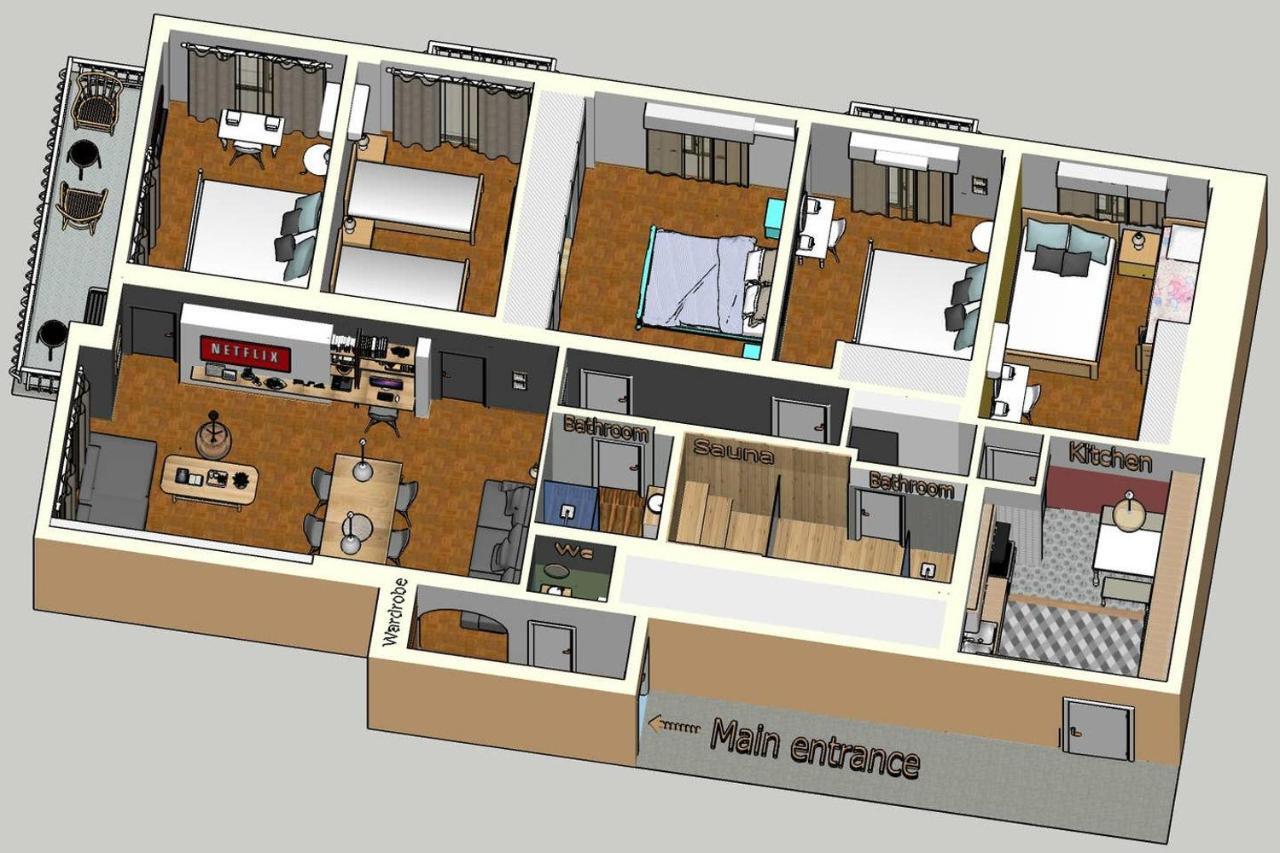אתונה Victoria 5Star / 5Br Bigapt / Sauna / 2Min To Metro מראה חיצוני תמונה