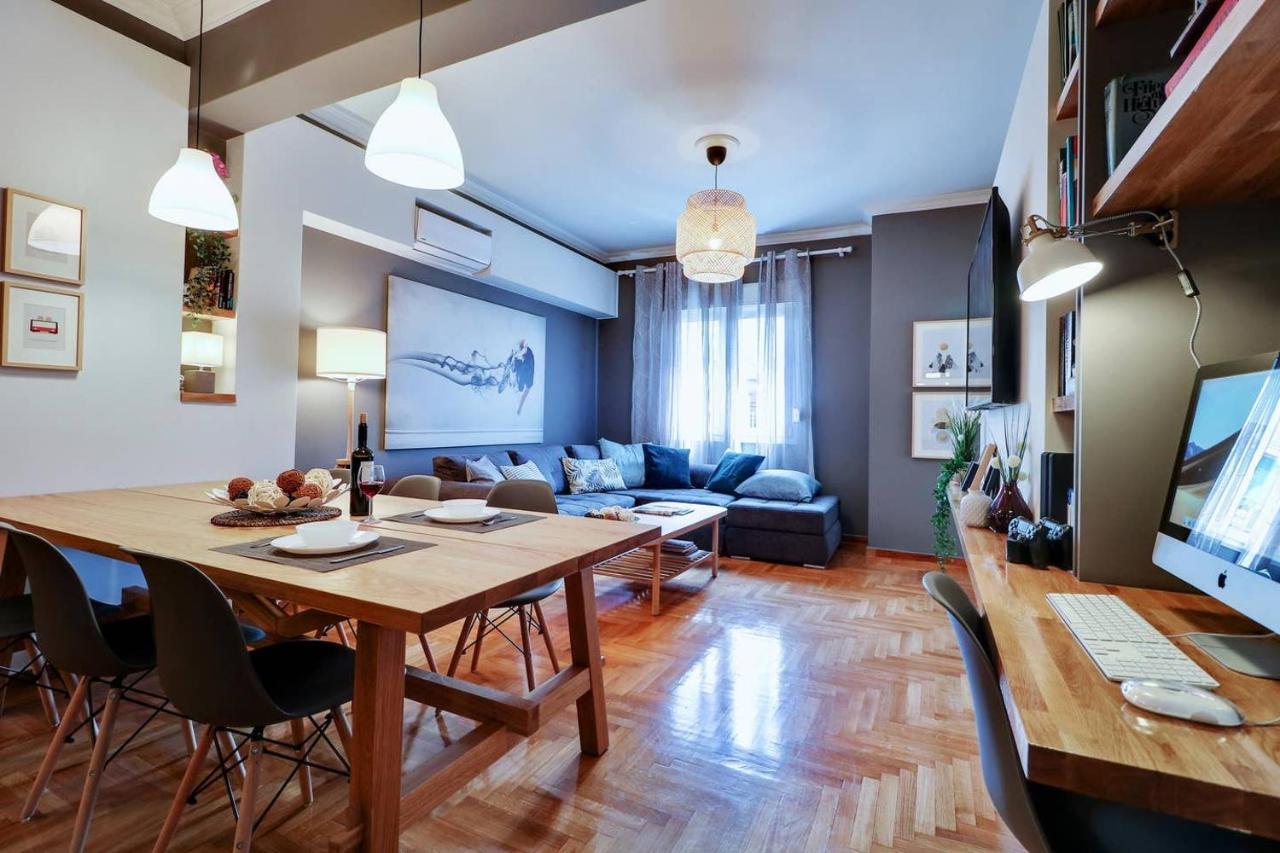 אתונה Victoria 5Star / 5Br Bigapt / Sauna / 2Min To Metro מראה חיצוני תמונה
